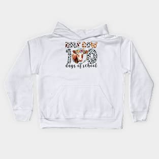 Holy Cow 100 Days Of School 100th Day Smarter Teacher Kids Kids Hoodie